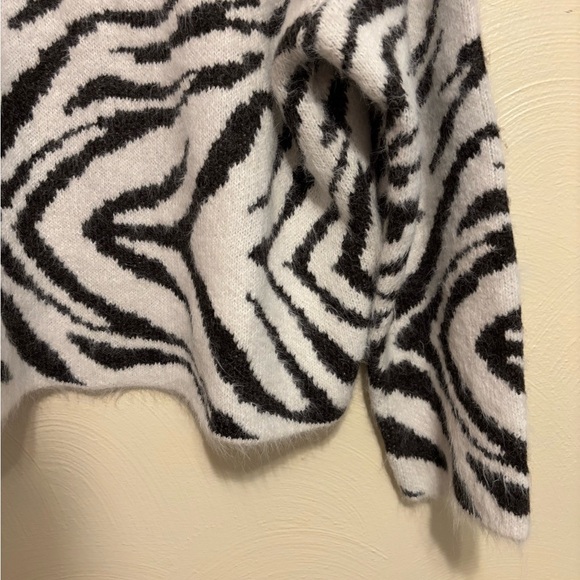 H&M Monochrome Zebra Turtleneck Sweater - Picture 7 of 8